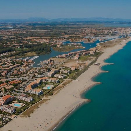 T1 Cozy en Bord de Plage avec Vue Mer Canet-en-Roussillon Eksteriør bilde